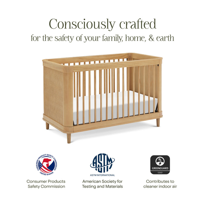 Black Friday Sale! Namesake Marin with Cane 3-in-1 Convertible Crib