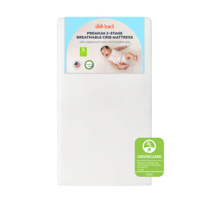 DaVinci Premium 2-Stage Breathable Crib Mattress
