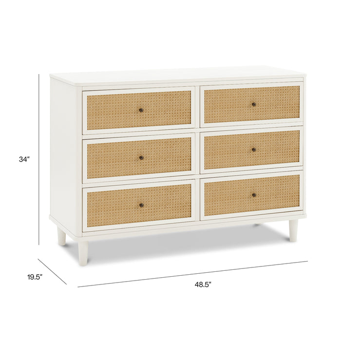 Black Friday Deal! Namesake Marin with Cane 6 Drawer Dresser