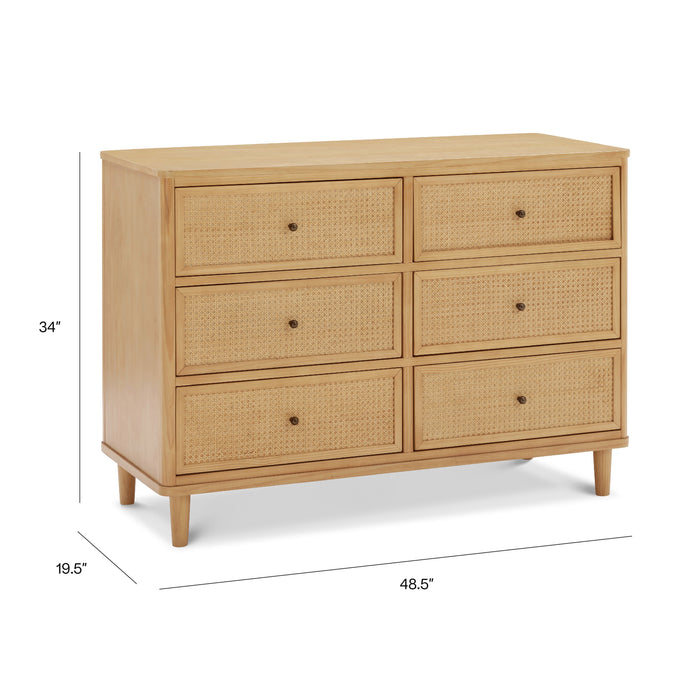 Black Friday Deal! Namesake Marin with Cane 6 Drawer Dresser