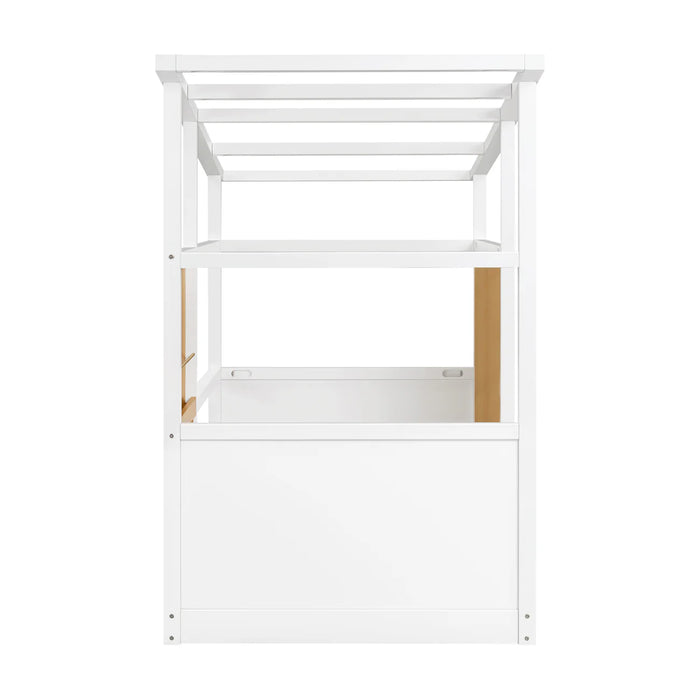Babyletto Palma Mid-Century House Montessori-Inspired Twin Bed