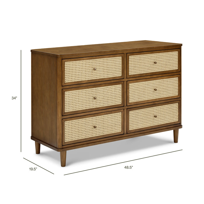 Black Friday Deal! Namesake Marin with Cane 6 Drawer Dresser