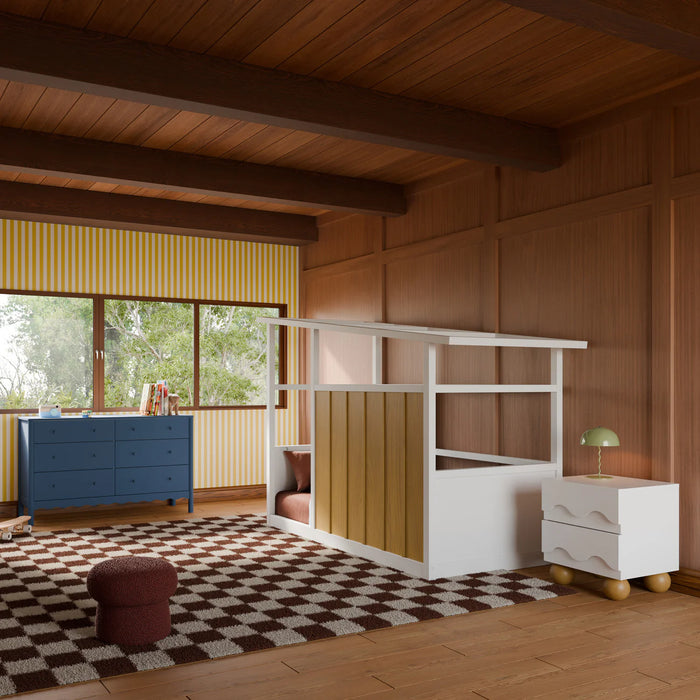 Babyletto Palma Mid-Century House Montessori-Inspired Twin Bed