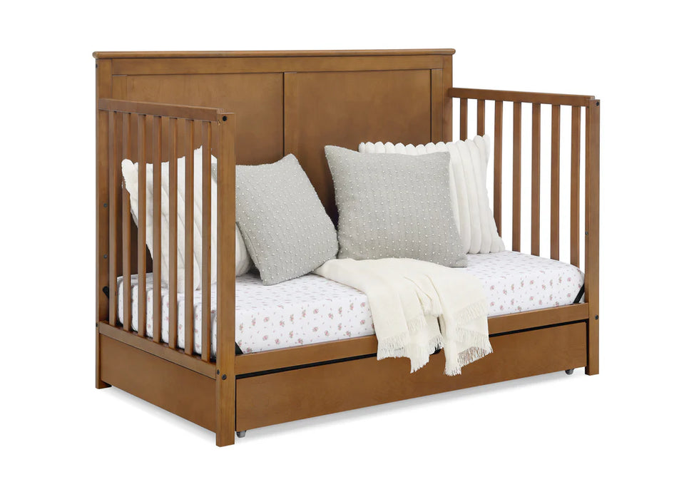 Simmons Kids Logan 6-in-1 Convertible Crib with Underdrawer