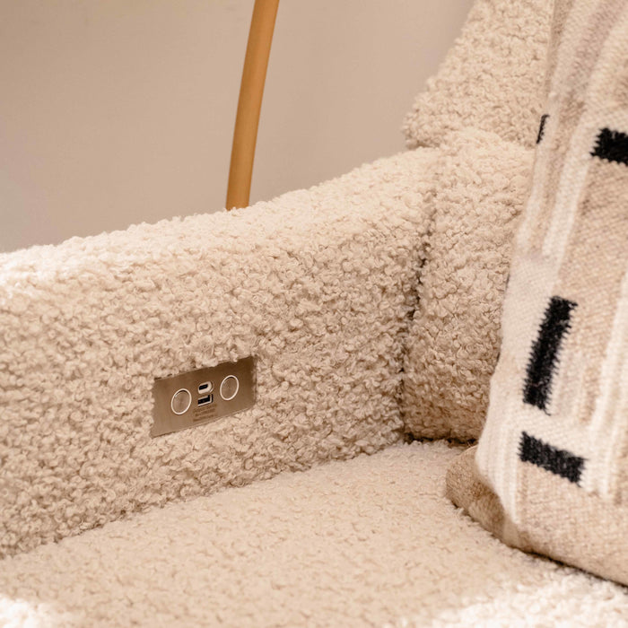 Black Friday Deal! Babyletto Kiwi Electronic Recliner and Swivel Glider with USB port