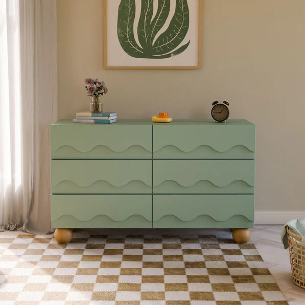 Babyletto Lido Wave 6-Drawer Assembled Dresser