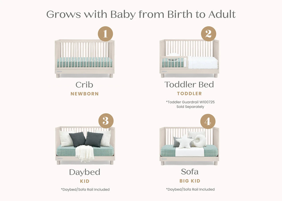 Delta Children  Ari 4-in-1 Convertible Crib