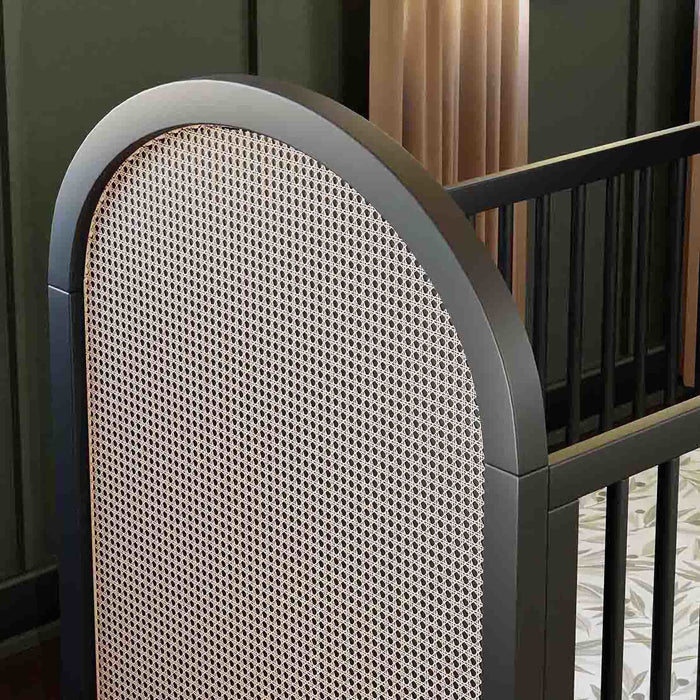 Black Friday Deal! Babyletto Bondi Cane 3-in-1 Convertible Crib with Toddler Bed Conversion Kit