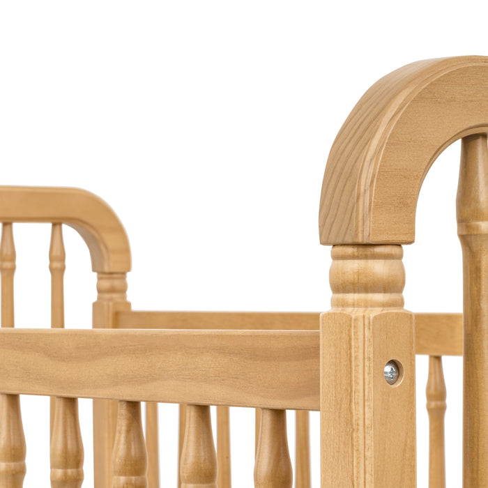 Black Friday Deal! Namesake Liberty 3-in-1 Convertible Spindle Crib with Toddler Bed Conversion Kit