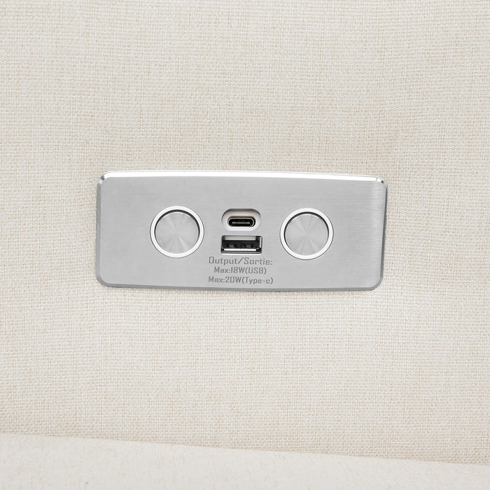 Black Friday Deal! Babyletto Kiwi Electronic Recliner and Swivel Glider with USB port