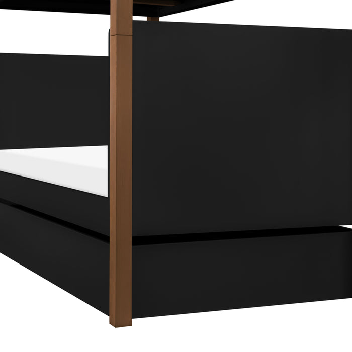 Black Friday Deal! Babyletto TipToe Twin Storage Trundle Bed