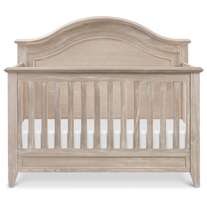Black Friday Deal! Monogram Beckett Rustic 4-in-1 Convertible Curve Top Crib