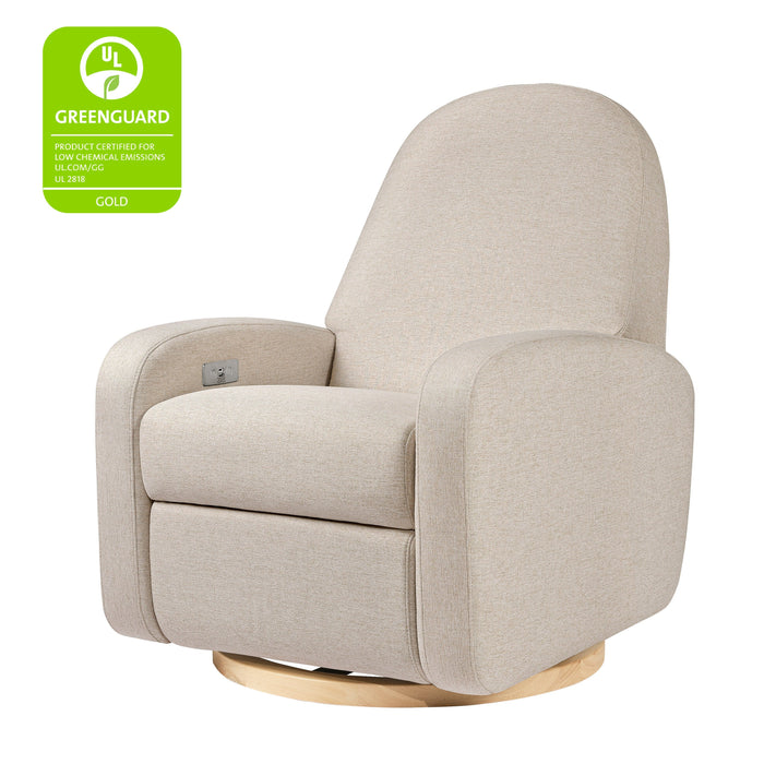 Black Friday Deal! Babyletto Nami Electronic Recliner and Swivel Glider Recliner with USB port