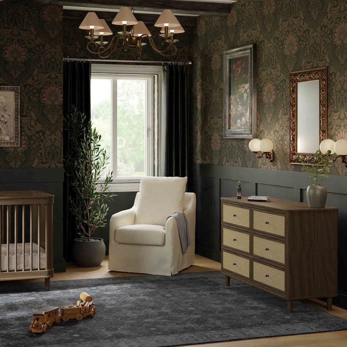 Black Friday Deal! Namesake Marin with Cane 6 Drawer Dresser
