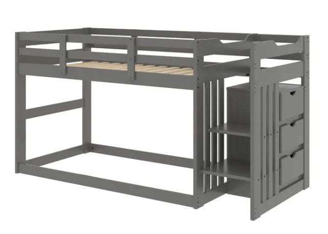 Clearance Canal House Low Stair Bunk Bed with Storage Drawers