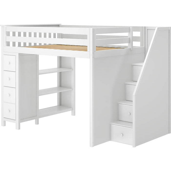 Jackpot Deluxe Full Size Loft with Staircase + Storage