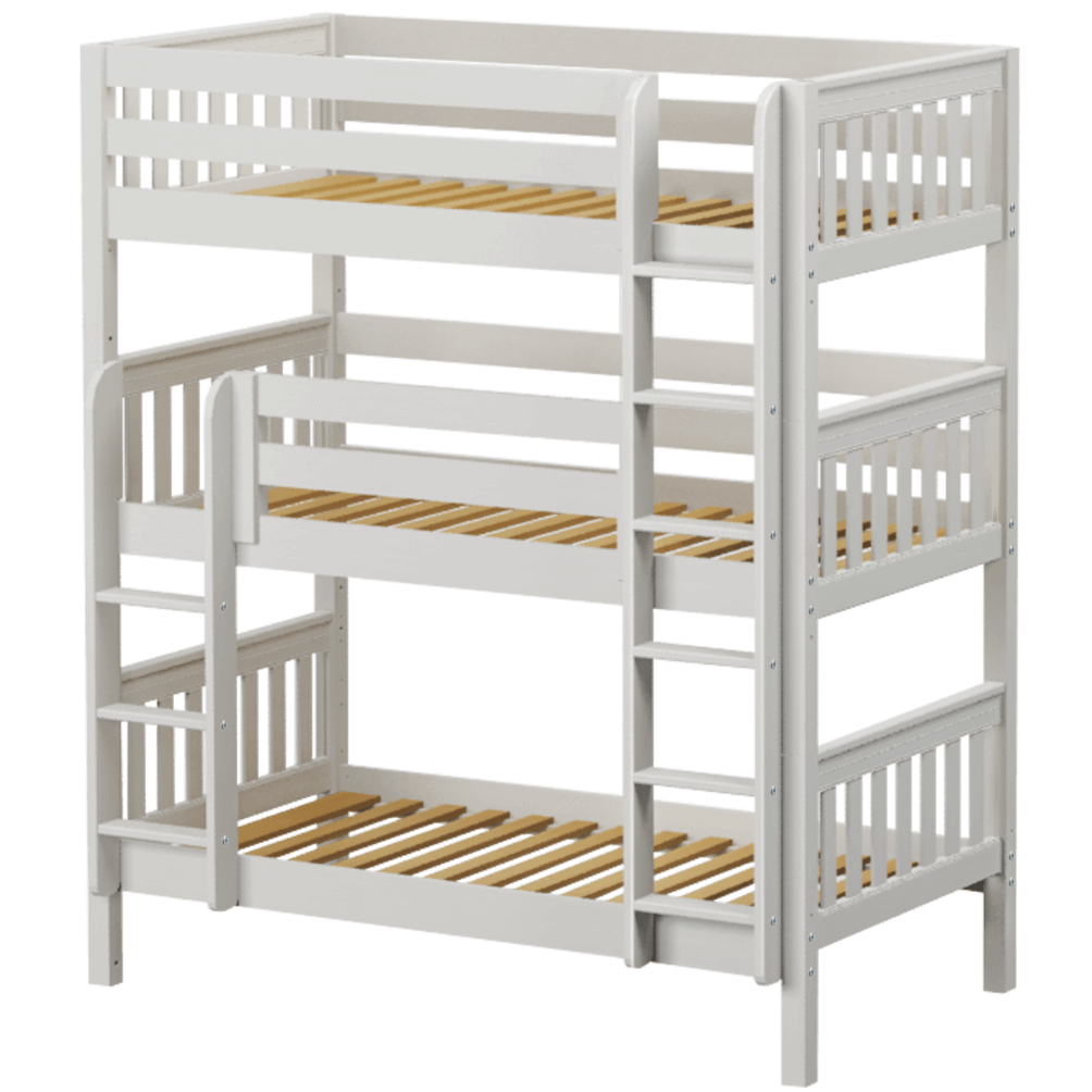 Maxtrix Twin XL Triple Bunk Bed (800 Lbs. Rating) — Molly Monkey