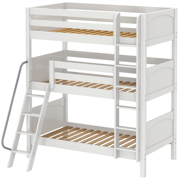 Maxtrix Twin Triple Bunk Bed with Ladder (800 Lbs. Rating)