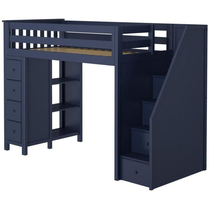 Jackpot Deluxe Staircase Loft Bed Storage