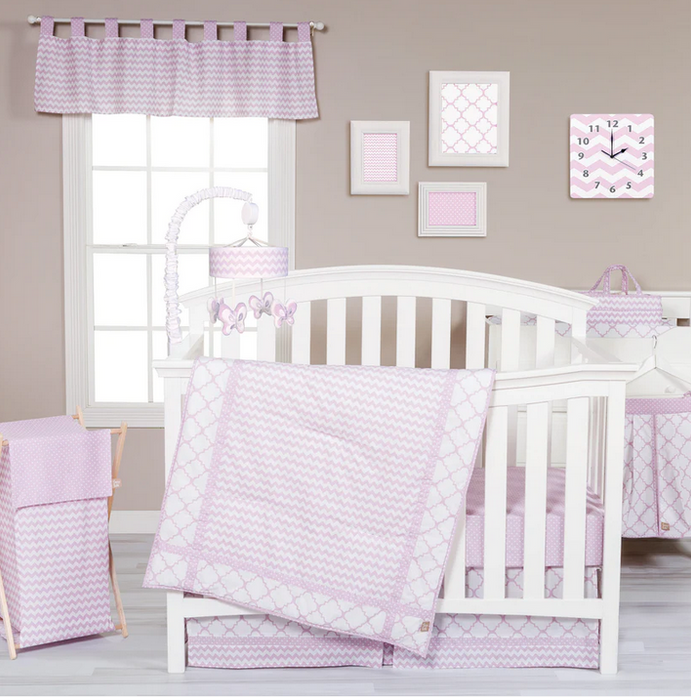Trend Lab Orchid Bloom 3 Piece Crib Bedding Set* FREE SHIPPING