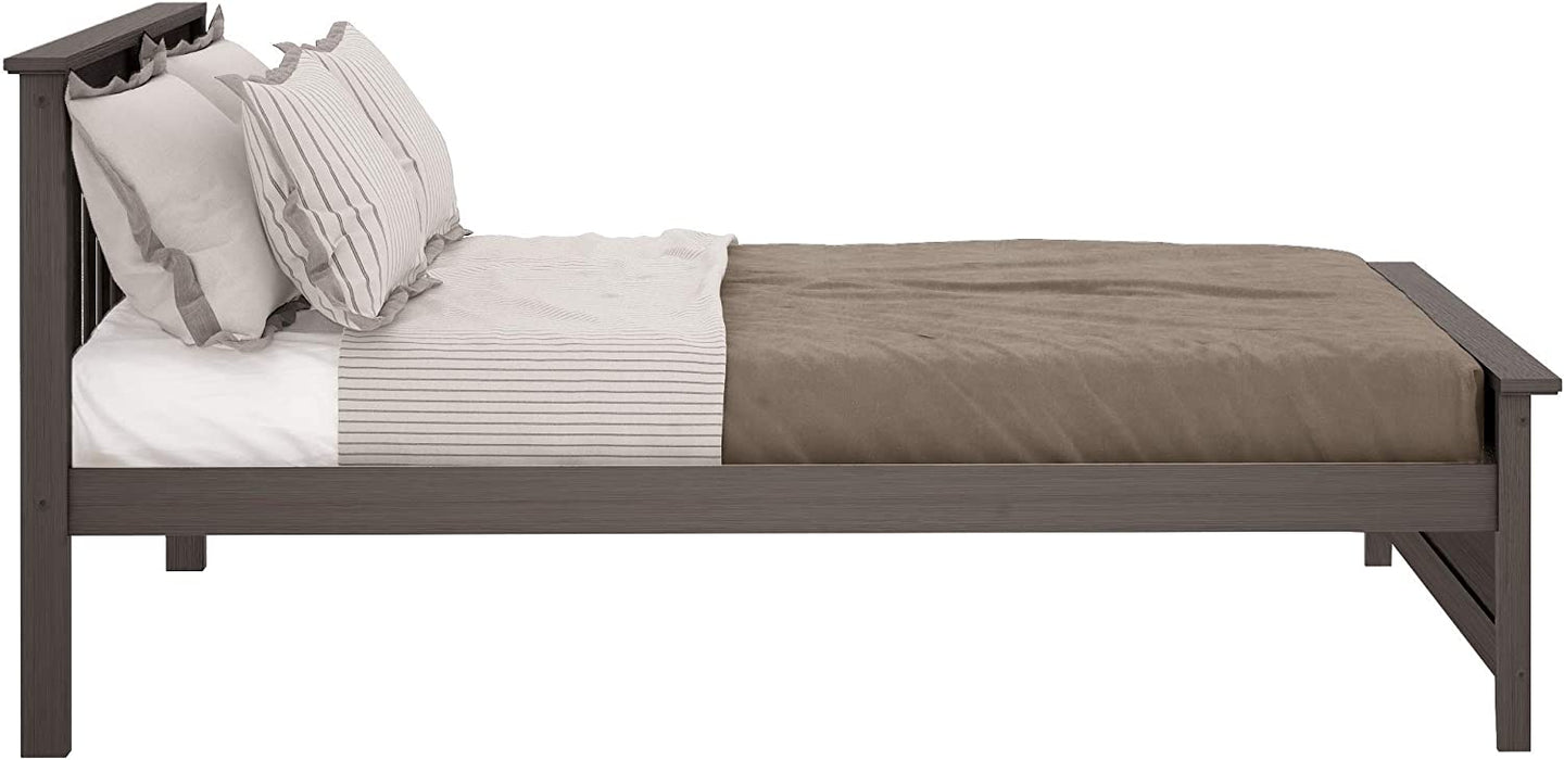 M3 Full Bed with Slat Headboard & Foot Panel + Slat Roll 400lbs rating