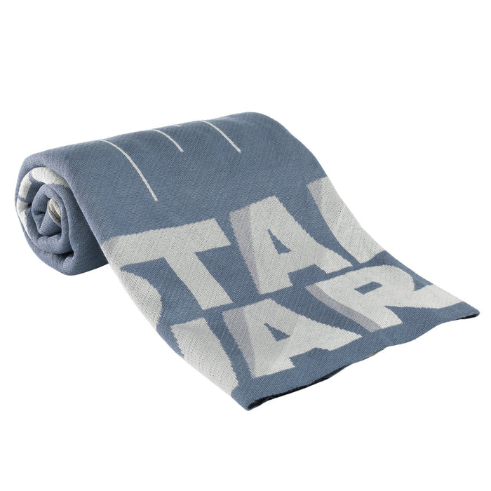 Lambs & Ivy Star Wars Signature Millennium Falcon Blue/Gray Knit Baby Blanket
