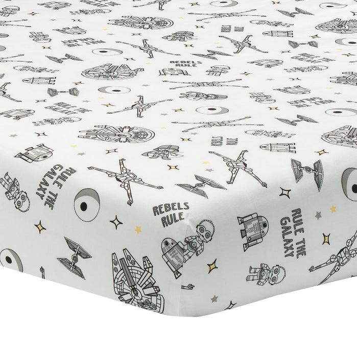 Lambs & Ivy Star Wars Signature Rebels Rule Cotton Fitted Crib/Toddler Sheet