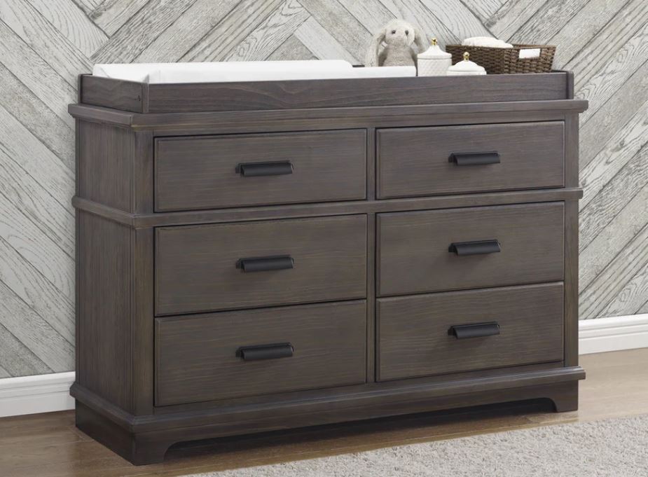 Simmons Caden Asher 6 Drawer Dresser with Changing Top